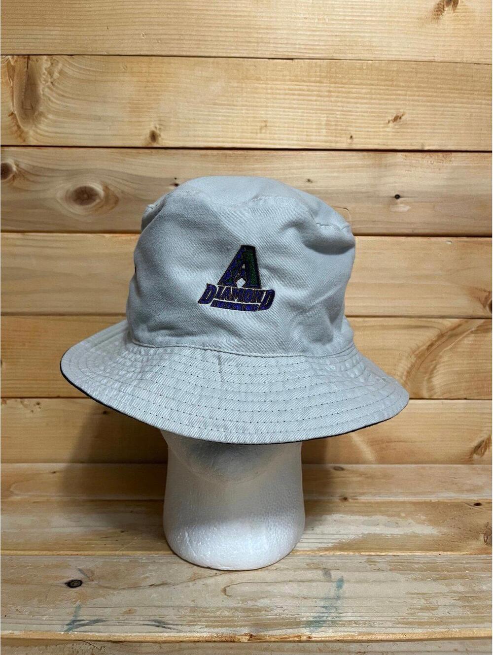 Vintage reversible embroidered Arizona Diamondbacks Bucket Hat